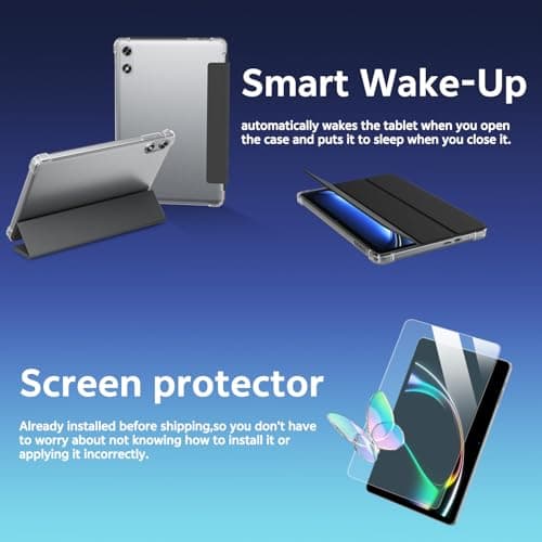 SVITOO Android Tablet 10 Inch, 2025 Android 15 Tablet for Kids Adults, 20GB RAM 64GB Storage 1TB Expandable, Dual Cameras 8MP 2MP, 6000mAh Dual Speakers WiFi 6 4