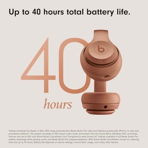 Beats Studio Pro x Kim Kardashian – Premium Wireless Over-Ear Headphones- Up to 40-Hour Battery Life, Active Noise Cancelling, USB-C Lossless Audio, Apple & Android Compatible - Dune 4