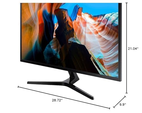SAMSUNG 32" UJ59 Series 4K UHD (3840x2160) Computer Monitor,VA Panel, HDMI, Display Port, Eye Saver/Flicker Free Mode, FreeSync, LU32J590UQNXZA, Black 4