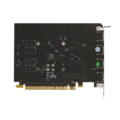 maxsun GeForce GT 730 4GB Video Graphics Card GPU for Computer PC ITX Single Slot PCI Express 4xHDMI, 4K Quad Monitor Multi Screen 3