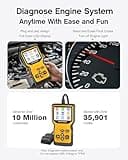 MOTOPOWER MP69033 Pro OBD2 Scanner Code Reader Check Engine Fault Light Diagnostic Scan Tool with Battery Tester 4