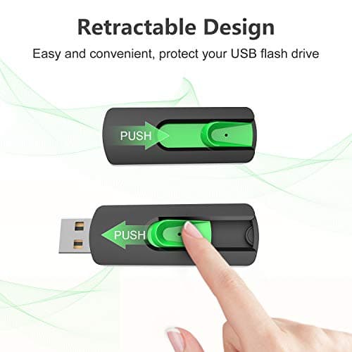 128GB Flash Drive Aiibe USB Flash Drive 128 GB Thumb Drive USB 2.0 Memory Stick Zip Drive Backup Jump Drive Single 128GB 128G USB Drive for PC Laptop 5