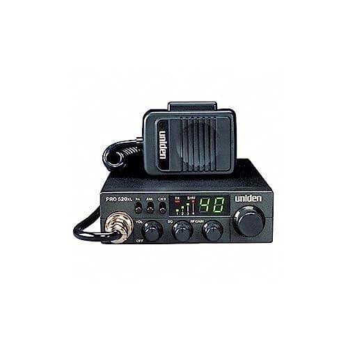 Uniden PRO520XL Pro Series 40-Channel CB Radio. Compact Design. ANL Switch and PA/CB Switch. 7 Watts of Audio Output and Instant Emergency Channel 9. - Black
