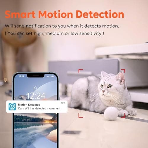 owltron Indoor Camera 2K, 360 Cameras for Home Security with Motion Detection, Baby Monitor with Phone App, 2.4G WiFi Pet Cam with Night Vision & 2-Way Audio 3