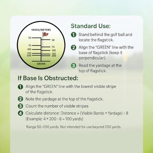 Barska Blueline 8x22 Waterproof Golf Scope Monocular with Built-in Internal Distance Reticle 4