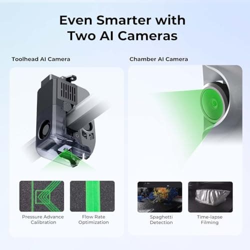 Creality K2 Plus Combo 3D Printer, Multi Color Printing with New CFS, Max 600mm/s Printing Speed, Full-auto Leveling, Next-Gen Direct Drive Extruder, Dual Al Camera, 350 * 350 * 350mm (K2 Plus Combo) 5