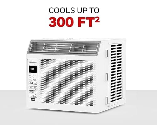 Honeywell 6,000 BTU Digital Window Air Conditioner, Remote, 4 Modes, Eco, 250 sq ft Coverage 5