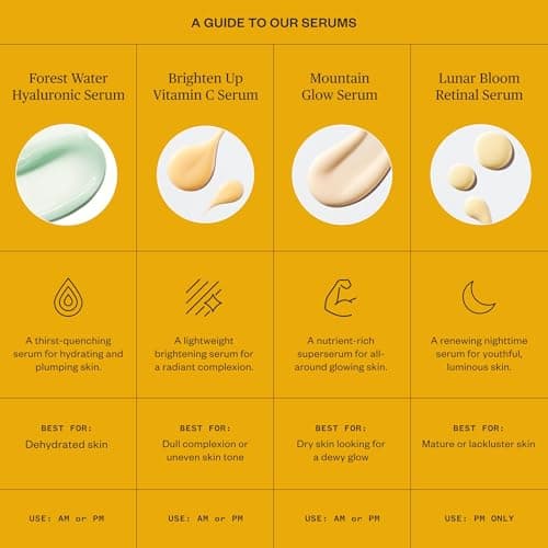 Ursa Major Mountain Glow Natural Face Serum | Vegan Daily Facial Moisturizer | Combat Wrinkles & Sagging Skin | Boost Radiance and Skin Glow | Cruelty-Free & Non-Toxic | For Men & Women | 1.0 ounce 5