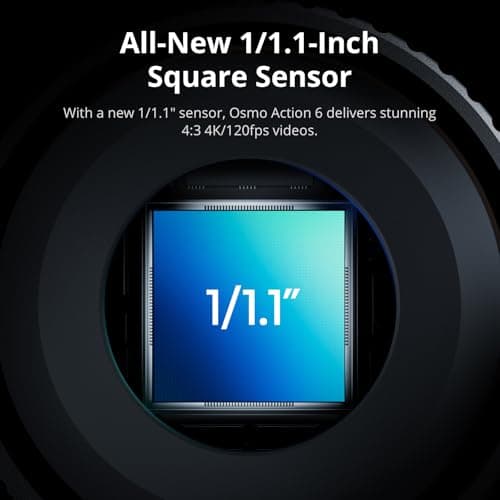 DJI Osmo Action 6 Enhanced Combo, Action Camera with 1/1.1″ Square Sensor, Variable Aperture of f/2.0–f/4.0, Extended Battery Life with 2 Batteries, Action Camera 4K for Extended Outdoor Filming 3