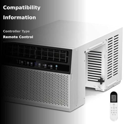 Antarctic Star 12,000 BTU Window Air Conditioners, U-Shaped Air Condtioner Unit Cools up to 550 Sq. Ft, 6 Modes 24H Timer Energy-saving Window AC Units, Full Window View, Easy to Install, White 3