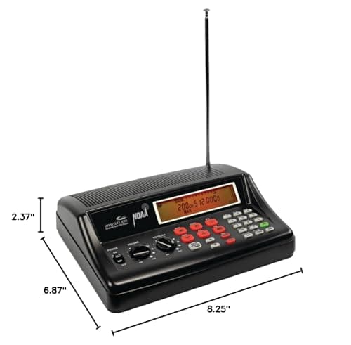 Whistler WS1025 Analog Desktop Scanner – Programmable Police/Fire/Weather Radio with 200 Channels and Backlit LCD Display – Easy-to-Use Base Unit – Black 3