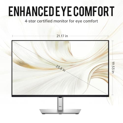 Dell P2425H Monitor - 24 Inch, Full HD 1080p (1920 x 1080), 16:9 IPS, Computer Monitor Screen with DisplayPort, Type-C, and USB-C Cables - 1 Pack (New) 5