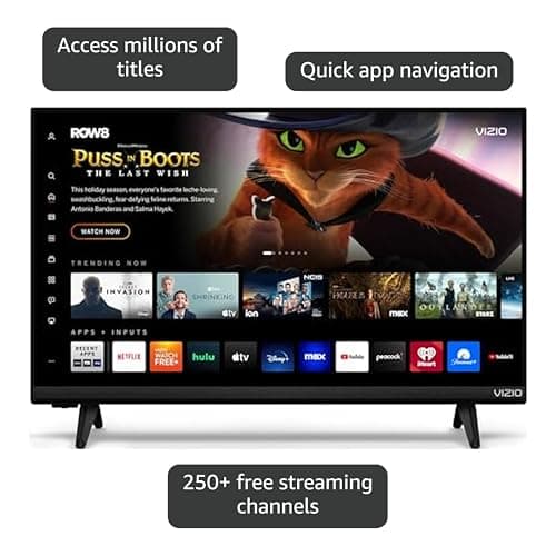 VIZIO 24-inch D-Series FHD LED Smart TV w/Bluetooth Headphone Capable, AMD FreeSync & Alexa Compatibility, D24fM-K01, 2023 Model 5