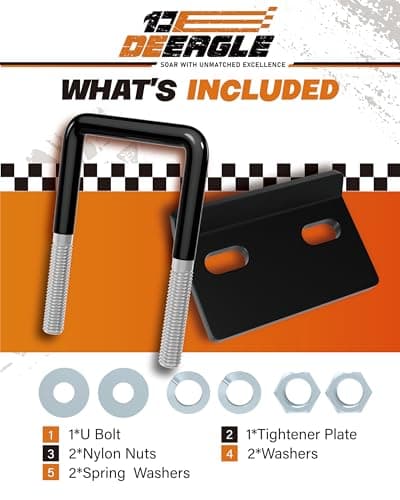 DEEAGLE Hitch Tightener Anti Rattle Stabilizer for 2.5" Trailer Hitches Reduce Movement On Hitch Mount Cargo Carrier Bike Rack Boat, RV Trailer Accessories 5