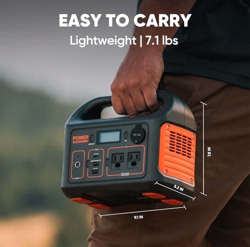 Jackery Portable Power Station Explorer 300, 293Wh Backup Lithium Battery, Solar Generator for Outdoors Camping Travel Hunting Blackout (Solar Panel Optional) 2