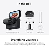 Insta360 GO 3S - 128 GB Black 4K Tiny Portable Vlogging Camera, Hands-Free POVs, Mount Anywhere, Stabilization, 140 Min Battery Life, 10m Waterproof, Pet POV 5