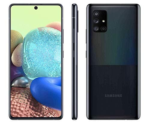 Samsung - Galaxy A71 A716U 5G Fully Unlocked 128GB - Prism Cube Black (Renewed) 5