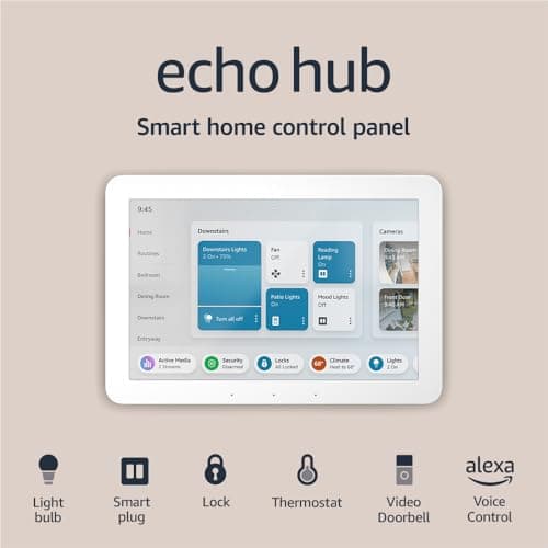 Amazon Echo Hub, 8” smart home control panel with Alexa+ Early Access, Compatible with thousands of devices 4