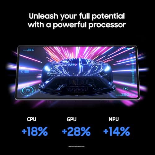 Samsung Galaxy Tab S10+ Plus 12.4” 256GB Android Tablet, Galaxy AI Tools, Circle to Search, AMOLED 2X Display, Long Battery Life, Durable Design, S Pen for Note-Taking, US Version, Moonstone Gray 5