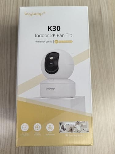 BoyKeep Indoor Camera - 2K Pet Camera, 5G/2.4GHz WiFi Cam for Baby Monitor with Phone App, 360° Pan & Tilt, 2-Way Audio, Color Night Vision, New for 2025 with 12s Free Cloud Storage 4