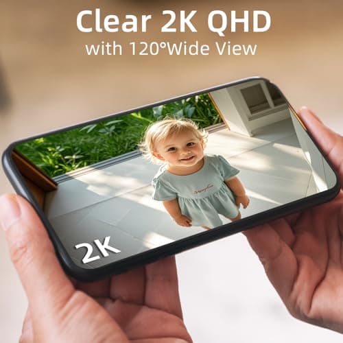 Rraycom 4Pack 5G/2.4G Security Cameras Wireless Outdoor,2K Battery Powered AI Motion Detection Siren Alarm WiFi Home Indoor Camera, Color Night Vision, 2-Way Talk, Waterproof, Works w/Alexa, Cloud/SD 5