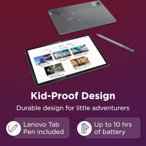 Lenovo Tab M11, 11” Display, MediaTek Helio G88 Octa-Core, 4GB RAM, 64GB SSD, 1920x1200 px, Ambient Light-Sensor, 10 Hour Battery, Comes w/Pen, Luna Grey 4