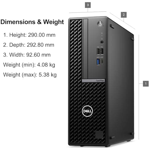 Dell OptiPlex 7020 Desktop Computer SFF, 7000 Small Dekstops PC, 16GB DDR5 RAM, 1TB PCIe SSD, 14th Gen Intel 14-Core i5-14500, WiFi6E, BT, 2 DisplayPort, HDMI, Type-C, Windows 11 Pro 3