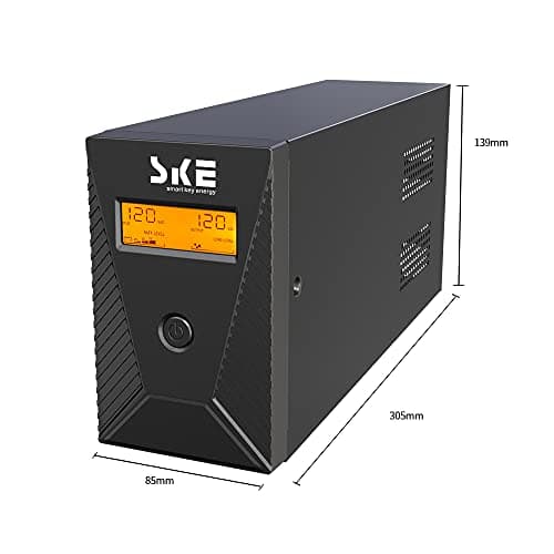 600VA/360W Ups Battery Backup and Surge Protector,Computer Uninterruptible Power Supply Units,SKE Ups Power Supply 2