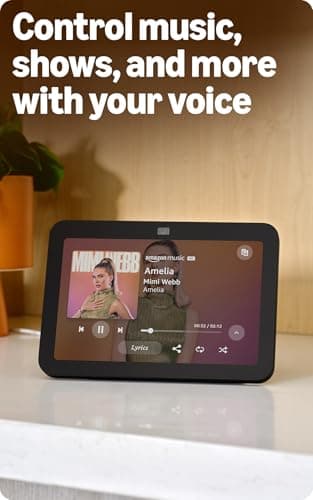 Amazon Echo Show 8, With Spatial Audio and Alexa+ Early Access, Smart Home Hub, ideal for open living spaces, Glacier White 4