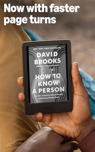 Amazon Kindle 16 GB (newest model) - Lightest and most compact Kindle, now with faster page turns, and higher contrast ratio, for an enhanced reading experience - Matcha 3