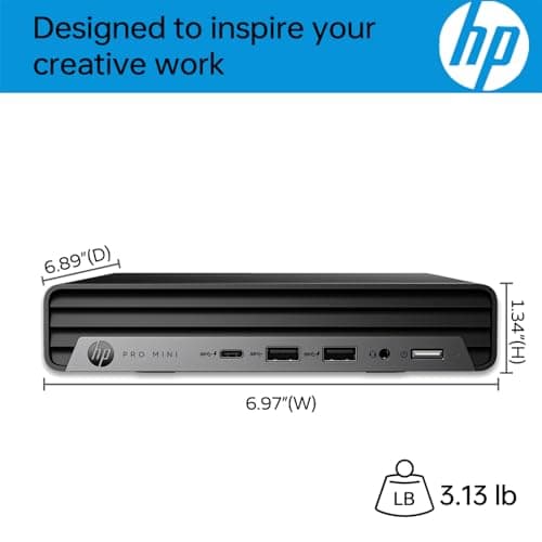 HP Pro Mini 400 G9 Business Mini PC Desktop Computer, Intel 6-Core i5-12500T (Beat i7-11700T), 16GB DDR4 RAM, 256GB PCIe SSD, WiFi 6, UHD Graphics 770, 2 Type-C + 2 DisplayPort + HDMI, Windows 11 Pro 5