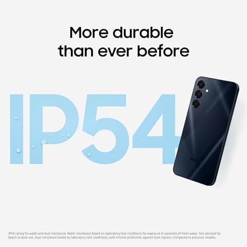 Samsung Galaxy A16 5G A Series, Unlocked Android Smartphone, Large AMOLED Display, Durable Design, Super Fast Charging, Expandable Storage, 5G Connectivity, US Version, 2025, Blue Black 4