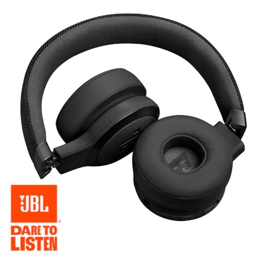JBL Live 670NC - Wireless On-Ear Headphones with Adaptive Noise Cancelling with Smart Ambient, Up to 65H Battery Life with Speed Charge, Lightweight, Comfortable and Foldable Design (Black) 5