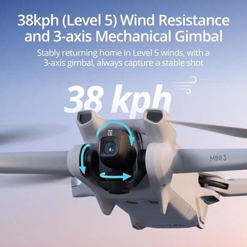 DJI Mini 3 Fly More Combo (DJI RC), Drones with Camera for Adults 4K, 3 Batteries for 114-min Flight Time, Vertical Shooting, 32800ft (10km) Video Transmission, Lightweight Mini Drone for Beginners 2