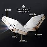 KODAK Luma 150 Ultra Mini Pocket Pico Projector - Built in Rechargeable Battery & Speaker, 1080P Support Portable Wireless LED DLP Movie & Video Travel Projector, connects to iPhone and Android 2