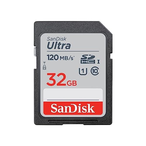 SanDisk 32GB 3-Pack Ultra SDHC UHS-I Memory Card (3x32GB) - SDSDUN4-032G-GN6IM [Older Version]