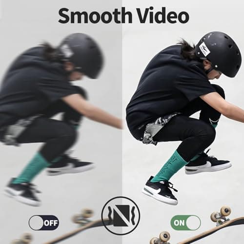 Cecosy Action Camera 4K 30FPS, Waterproof Camera 30M Underwater Ultra HD 131FT 170°Wide Angle Shooting, with 2 x 1050 mAh Batteries for Cycling, Ice Skating, Skiing, Fishing, Climbing 5