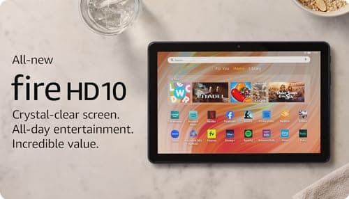 Amazon Fire HD 10 tablet, built for relaxation, 10.1" vibrant Full HD screen, octa-core processor, 3 GB RAM, 32 GB, Black 5