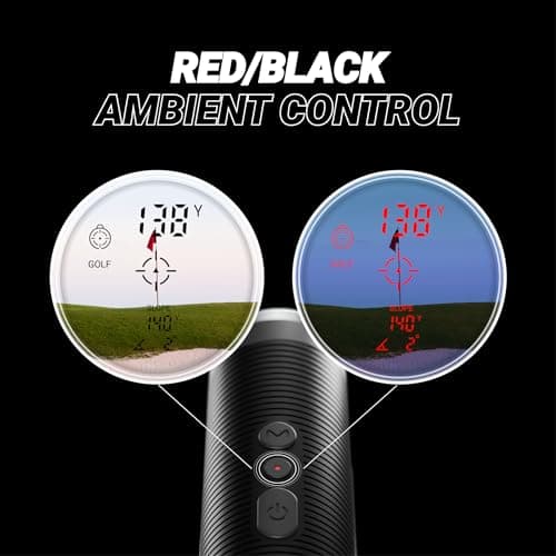 Blue Tees Golf Series 3 Max+ Golf Rangefinder with Slope Switch, 1000 Yards Range Finder, 6X Magnification Laser Rangefinder, Slope Measurement, Magnetic Strip, Flag Pole Locking with Pulse Vibration 3