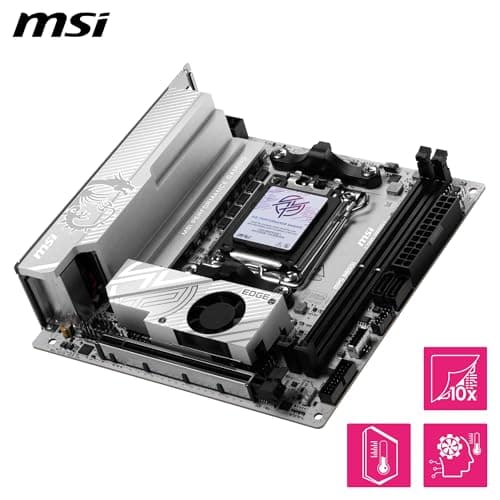 MSI B850I Edge Ti WiFi AMD B850 Socket Am5 Mini Itx, W129159787 (Socket Am5 Mini Itx) 4