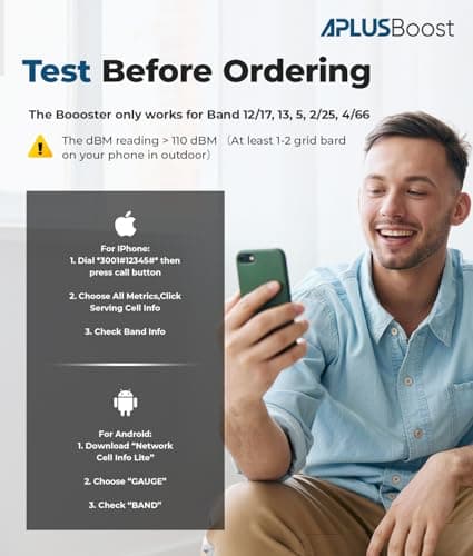 Cell Phone Booster for Home Mutilroom,Cover 8000 Sq.Ft with 2 Indoor Antennas for Verizon, AT&T and All U.S. Carriers,5G 4G LTE Cell Signal Booster with HD LCD Display, FCC Approved 5