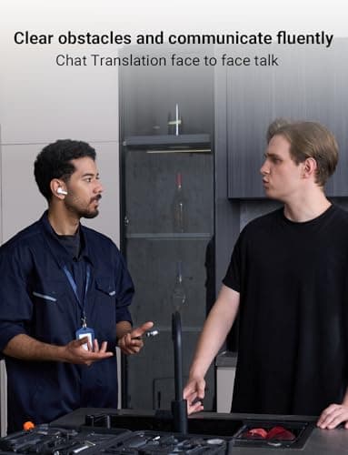 Polypal P1 7 in 1 AI Translation Earbuds, Supports 138 Languages, Real-Time Spanish English Interpreter Headphones, Ideal for Live Speech, Online Learning, Travel, APP Work with iOS and Android 3