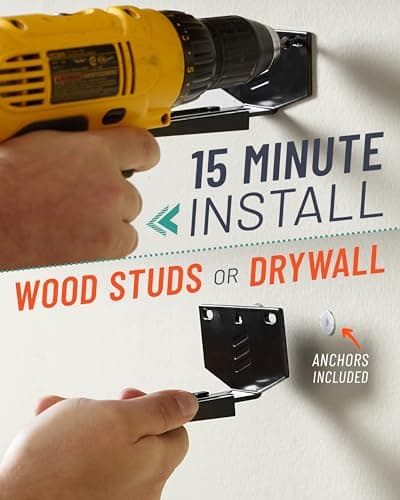 ECHOGEAR Soundbar Wall Mount Bracket - Works with All Soundbars Including Samsung, Vizio, LG, & More - Depth Adjustable for Dolby Atmos Soundbars 5