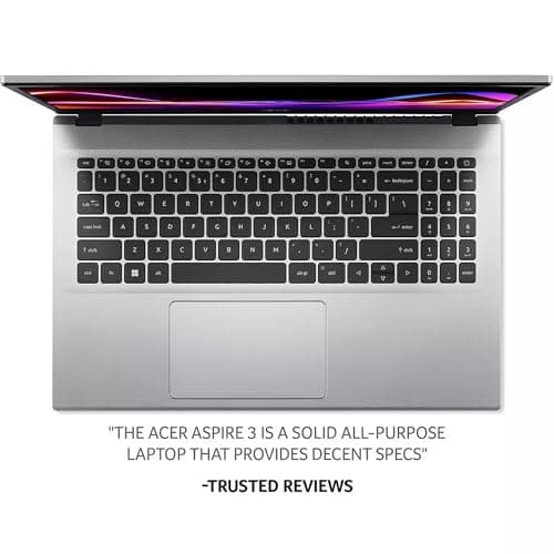 acer Aspire Premium Slim Laptop - 15.6" Full HD IPS 1080P Display - AMD Ryzen 3 7330U Quad-Core Processor - 12GB RAM - 256GB NVMe SSD - Webcam - Wi-Fi 6 - Windows 11 - W/O Mouse 2