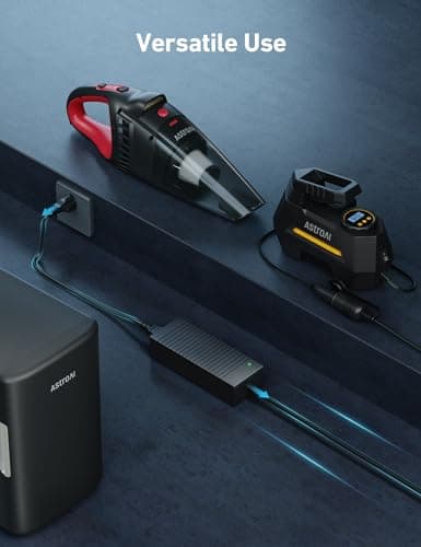 AstroAI AC to DC Converter 10A/120W/7.78FT/110V to12V Converter, Car Cigarette Lighter Adapter, AC/DC Power Supply Adapter Transformer for Inflator, Car Refrigerator, and Other Car Devices 5