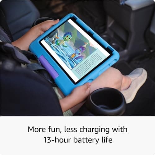 Amazon Fire HD 10 Kids tablet (newest model) ages 3-7 | Bright 10.1" HD screen with included ad-free and exclusive content, robust parental controls, 13-hr battery, 32 GB, Pink 5