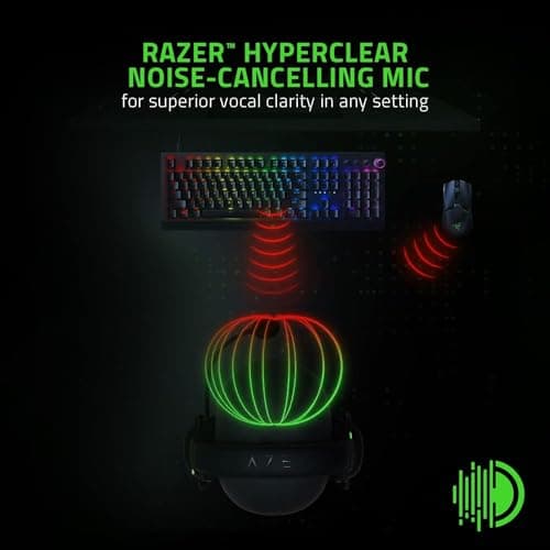 Razer BlackShark V2 X Gaming Headset: 7.1 Surround Sound - 50mm Drivers - Memory Foam Cushion - For PC, PS4, PS5, Switch - 3.5mm Audio Jack - Black 3