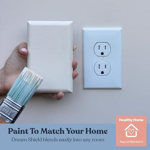 EMF Protection Outlet Cover – EMF Blocking Device for Bedrooms, Home Offices & Nursery Spaces – Helps Minimize Electromagnetic Fields from Wall Outlets (White, 2-Pack) 5