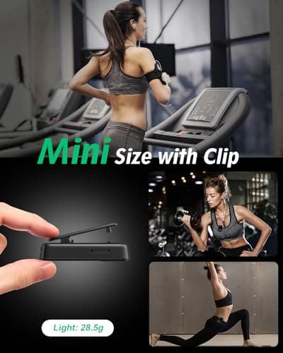 Yoton MP3 Player with Bluetooth 5.2, 64GB, HiFi-Music, with Sports Clip and Independent Volume Button, FM Radio, Earphones Included 5