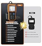 UMEIJA OBD2 Scanner with Upgrade Battery Tester - Diagnostic Tool for Cars That Check Engine Light & Emissions Readiness Read and Clears Vehicle Error Codes for All OBD II Protocol Vehicles Since 1996 5